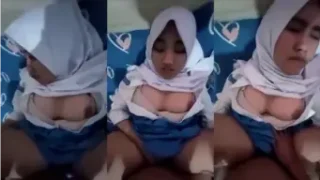 POV Ngewe Cewek SMA Berhijab Masih Toge