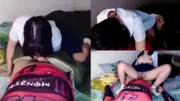 Adik SMPku Pulang Sekolah dan Langsung Menggoda