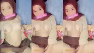Elsha Cwan Menggoda dengan Hijab dan Seragam Pramuka yang Bikin Heboh