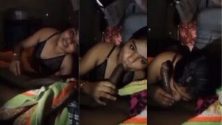 Gadis desa melayani nafsu pria besar India dengan mulut genit