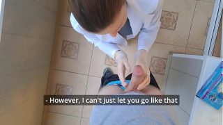 Dokter Rusia muda menghisap batangku saat pemeriksaan! (ASMR POV)