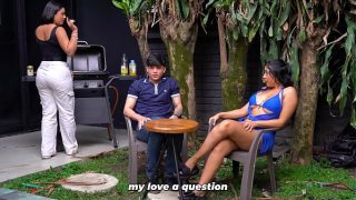 Diam, jangan berisik! – MILF panas menggoda pacar anaknya diam-diam – Big Jackson & Lina Henao