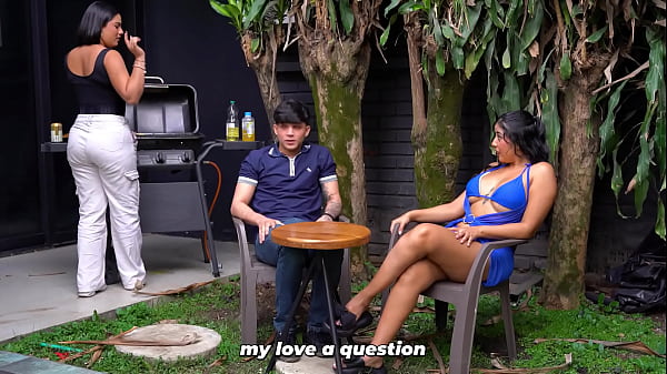Diam, jangan berisik! – MILF panas menggoda pacar anaknya diam-diam – Big Jackson & Lina Henao