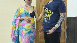 Ibu Tiri India Berpayudara Besar Membantu Anak Tirinya Berhenti Merokok dan Memberinya Kenikmatan Seksual