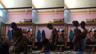 Cowok muda kampus ngentot pacar desinya dengan gaya panas ala Telugu