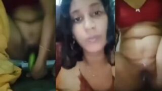 Gadis desi panas mengocok memek dengan mentimun