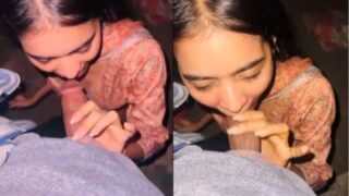 Gadis Hyderabad memberikan blowjob gaya India pada sepupunya