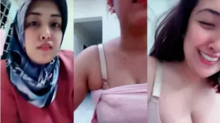 Sha Lagi Ganti Baju, Cuma Pake BH Doang