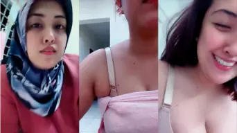 Sha Lagi Ganti Baju, Cuma Pake BH Doang