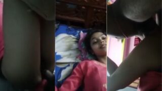Video mesum gadis amatir India menikmati penis pertama dalam hidupnya
