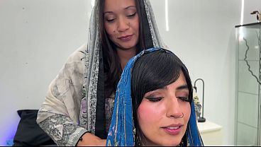 Trio Panas dengan Dua Arab Montok Berpayudara Besar dan Memek Sempit – Aaliyah Yasin dan Jade Presley