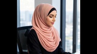 Gadis Arab panas di kantor