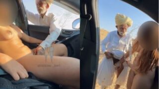Istri telanjang berpetualang di jalan dengan pria Rajasthan dalam aksi seks liar di alam terbuka