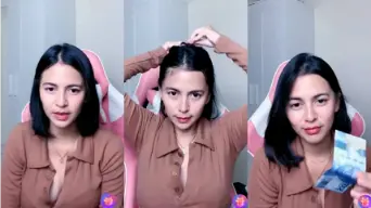 Tampilan Hot Miss Almira, Belahan Dada Menggoda