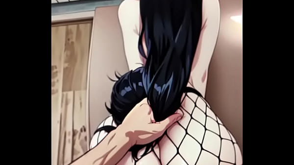 Hinata Hyuga Memamerkan Payudaranya dan Menunduk untuk Anal