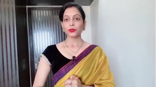 Bidadari Saree Bergoyang dengan Rayuan Hindi yang Menggoda