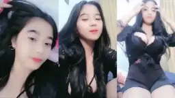 Babyuh Cindo pake lingerie item goyang-goyang live, bikin makin greget