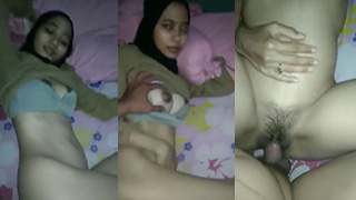 Entot cewek hijab gaya samping di kosan, makin brutal makin nikmat