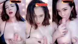 Miss Engkay Toket Besar Live Liar Mulus di Bling2