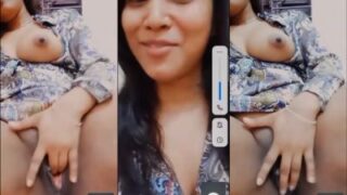 Tonton gadis Bangladesh bugil mainin diri sendiri pas video call.