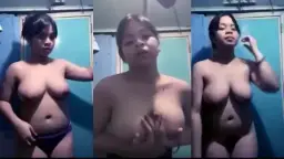 Viral Tiktoker montok mandi, goyang basah bikin ngiler.