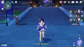 Genshin Raiden bugil pake yukata tipis, mod hot bikinan Hexi Wang