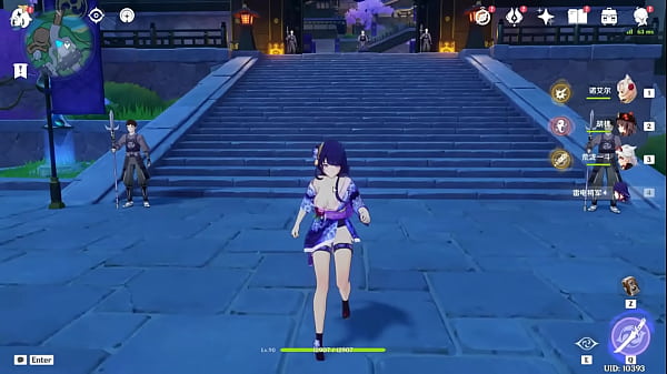 Genshin Raiden bugil pake yukata tipis, mod hot bikinan Hexi Wang