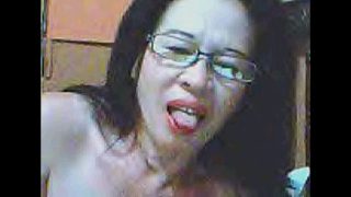 Filipina colmek di depan kamera live