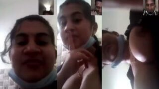 Dokter cewek pamer tetek pas kerja di video call, MMS mesum.