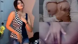 TikToker Toge Enak Banget Digrepe Sambil Colmek Sampai Muncrat