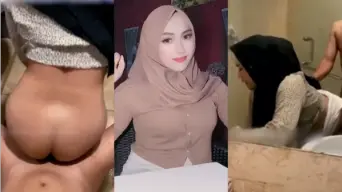 Ukhty crot di toilet hotel, makin basah makin liarnya.