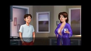 Ibu Tiri Melirik ke Belakang…Lalu Cuma Diam Saja (18+) | Event Rute Baru | Summertime Saga
