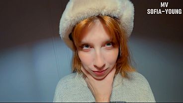 Gadis Rusia rambut merah pakai topi ushanka, ngerang nggak berhenti pas gua bobok mulut dan pantatnya – abis itu gua penuhin dalemnya sama creampie anal!