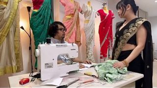 Jahit baju buat lelaki, kontol mereka merenggangkan MEMEK mungil Indianku