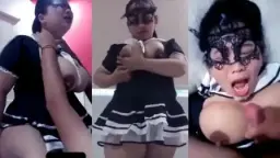 Tante Miraindira pakai kostum pelayan nakal, jeritannya bikin panas