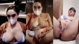 Tante seksi lagi sange, colmek di lorong hotel bikin makin basah.